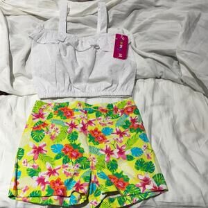 Penny M 4t shorts outfit floral NWT perfect